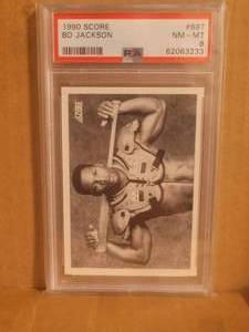 lot 5 image: Bo Jackson 1990 Score PSA 8