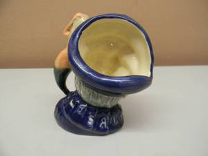 lot 23 image: RARE - VINTAGE 1960 Royal Doulton OLD SALT D6554 Toby Mug - Mermaid Handle - NICE - GREAT PIECE - APPROX 5 - SEE PICTURES