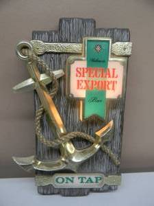 lot 46 image: VINTAGE Heilemans SPECIAL EXPORT BEER ON TAP - WORKS - ORIGINAL - NICE - GREAT PIECE - APPROX 7 By 13 - SEE PICTURES
