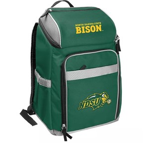 lot 142 image: NEW Rawlings Official NCAA Soft-Sided Backpack Cooler, 32-Can Capacity - North Dakota State University Bison