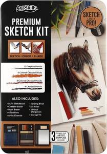 lot 147 image: NEW ArtSkills Assorted Premium Sketching and Drawing Kit, 39 Pieces