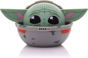 lot 148 image: NEW Bitty Boomers Star Wars The Mandalorian - Grogu in Pram - Mini Bluetooth Speaker