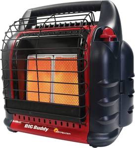 lot 280 image: Mr. Heater F274800 MH18B, Portable Propane Heater, Red, Regular