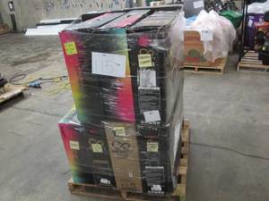 lot 115 image: Pallet of Store Overstock Store and Ecommerce Product and Returns - 8 Arcade 1 Up Infinity Tables - Bad