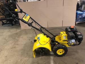 Champion Power Equipment  19 in. 212cc 4-Stroke Gas Garden Counter Rotating Rear Tine Tiller with Self-Propelled Agricultural Tires customer return review photos