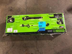 Greenworks  PRO 60V Cordless Brushless Cordless 13 in. String Trimmer540 CFM Leaf Blower Combo Kit (2-Tool) review photos customer return