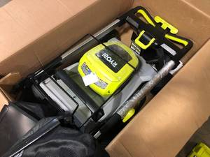 RYOBI  40V HP Brushless 21 in. Cordless Battery Walk Behind Dual-Blade Self-Propelled Mower with (2) 6.0 Ah Batteries & Charger review photos customer return