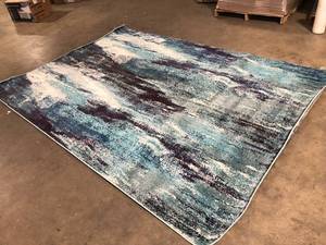 Unique Loom  Jardin Lilly Blue 7 0 x 10 0 Area Rug review photos customer return