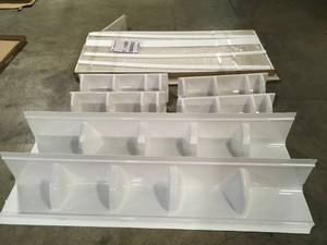 lot 10 image: DreamLine  Qwall-3 36 in. x 60 in. x 75-58 in. Standard Fit Shower Kit in White with Shower Base and Back Wall, Open Box, Customer returns, review all pictures
