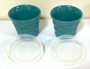 lot 85 image: 4 New Two Container Sets of Tara At Home Stoneware Cups