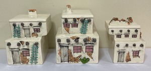 lot 92 image: Decorative Canisters