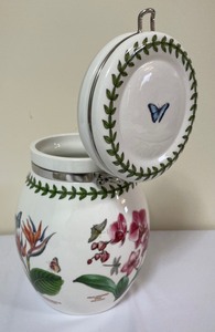 lot 93 image: Portmeirion The Botanic Garden Canister, Casserole Dishes and More