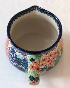 lot 23 image: Petite Unikat Polish Pottery Pitcher