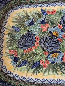 lot 35 image: Unikat Polish Queen of Spring Serving Tray
