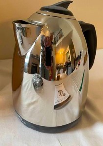 lot 310 image: Cooks Essentials Stainless Steel Cordless Tea Kettle Model