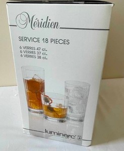 lot 341 image: Luminarc 18 Piece Tumbler Set