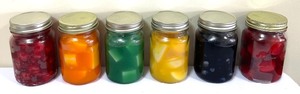 lot 175 image: 15 New Fruit Candles by Hannas Candle Company