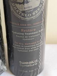 lot 220 image: Pair of New Tweaked by Nature Restore Hair Treatment Balm