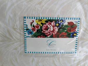 lot 223 image: New Carlton Varney Queen Sheet Set
