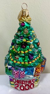 lot 267 image: 2 Christopher Radko Christmas Ornaments and 1 Slavic Treasures Ornament