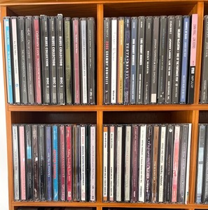 lot 350 image: Collection of CDs and CD Shelf