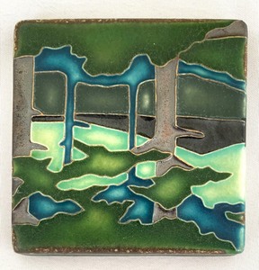 lot 353 image: Two Motawi Tileworks Decorative Tiles