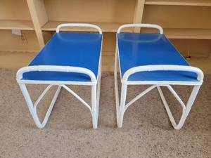 lot 37 image: Palm Beach Regency Side Table Pair