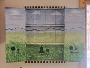 lot 43 image: Folk Ark Hanging Pantry