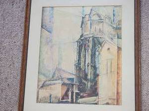 lot 61 image: Lyonel Feininger Der Ostchor des Domes