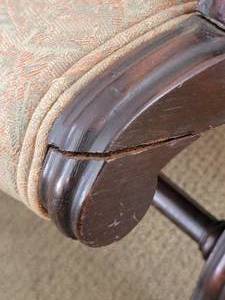 lot 16 image: Antique East Lake Plantain Chair