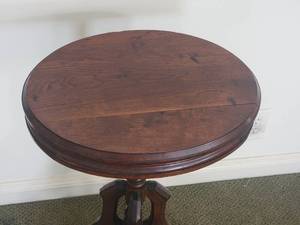 lot 24 image: Antique East Lake Walnut Parlor Table