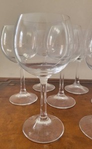 lot 65A image: Minimalist Wine Stem Glass Service for 12