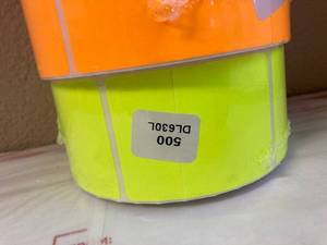 lot 15 image: Bright Inventory Labels