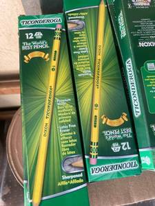 lot 59 image: Ticonderoga Pencils