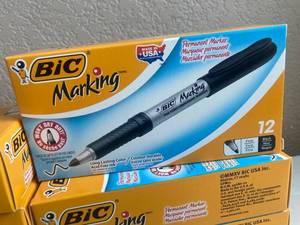 lot 80 image: BIC Permanent Markers