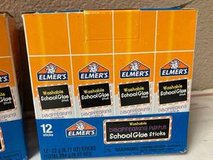 lot 113 image: Elmers Glue Sticks