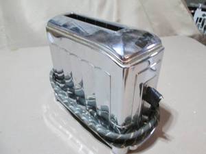 lot 63 image: Stainless steel single slice toaste...
