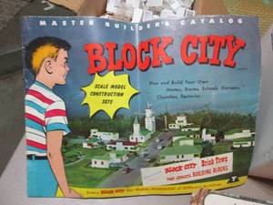 lot 66 image: (6) Block City All plastic construc...