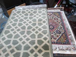 lot 80 image: lot of (4) assorted style floor rug...
