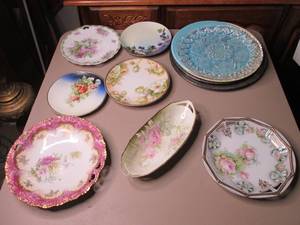 lot 86 image: Stack of exotic German made serving...