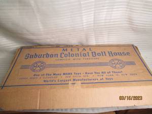 lot 215 image: Lithographed Metal Suburban Colonia...