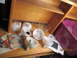 lot 248 image: Storage tote filled with stand mixe...