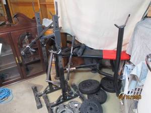 lot 250 image: WeiderPro model 265 metal base weig...