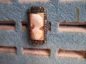 lot 299 image: ladies genuine cameo ring wrapped i...