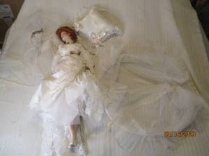 lot 312 image: Nice porcelain doll...