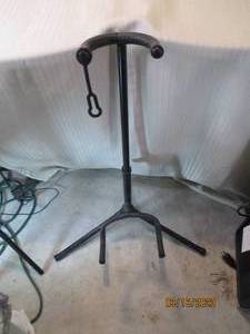 lot 23 image: Vintage guitar stand with a Padded ...
