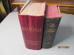 lot 142 image: (2) Antique Medical books. Individu...