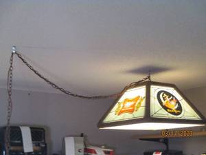 lot 2 image: Plastic Miller beer light...