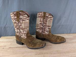 Ariat Sport Patriot Western Mens Boot Size 13D C