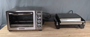 KitchenAid Toaster Oven and Hamilton Beach Countertop Grill  C